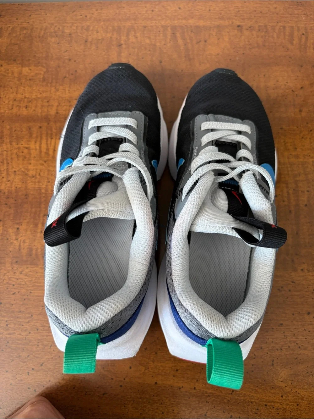 Nike Kids' Black/Blue/Green Air Max Sneaker
